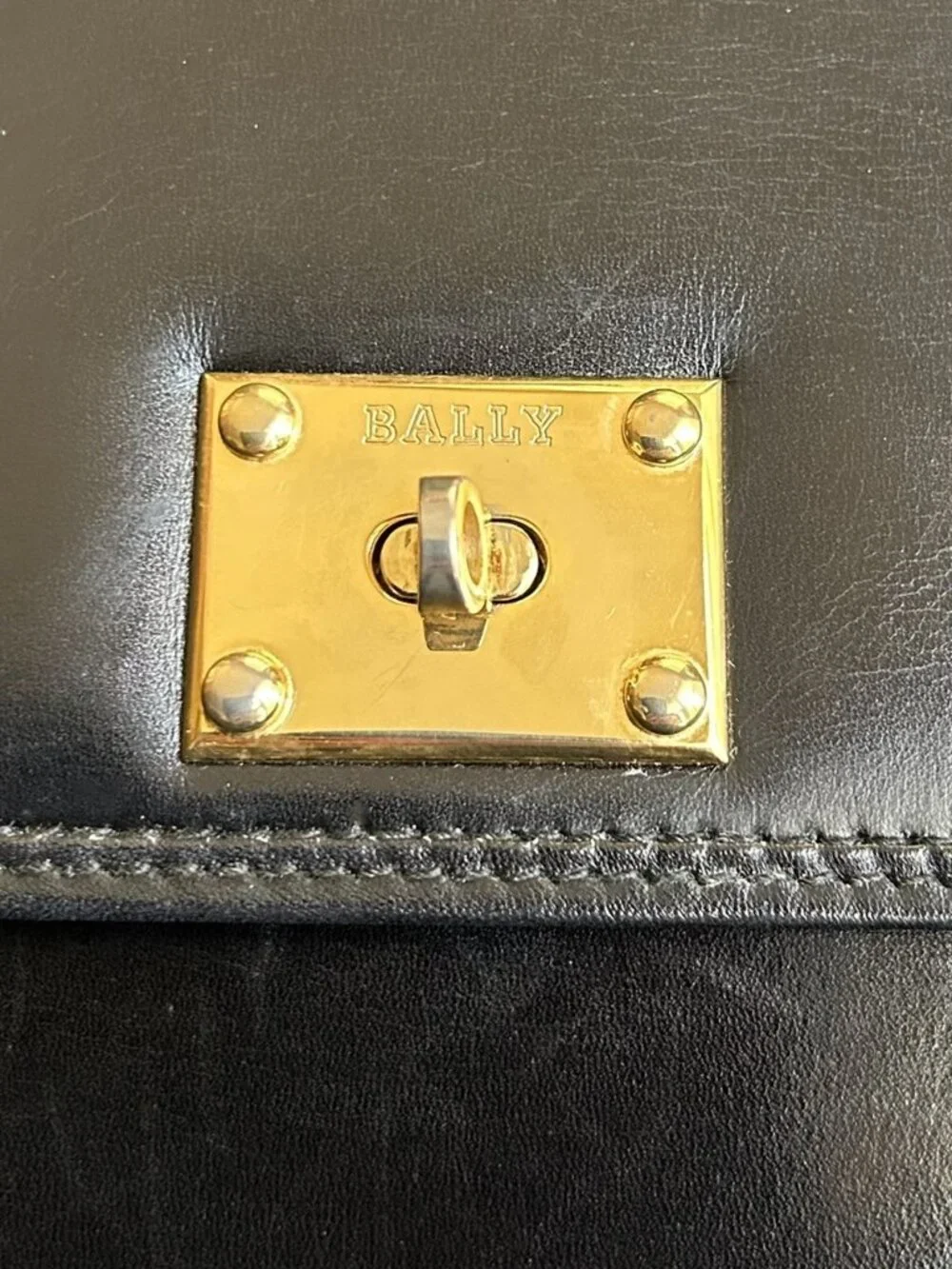 Bally leather top